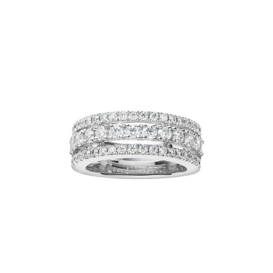 Diamond Ring in Silver