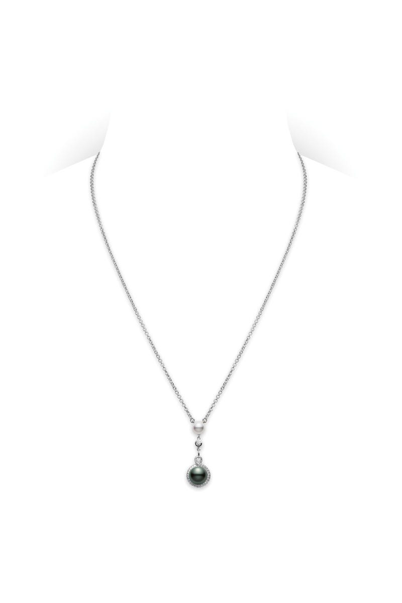 Petit Soleil Zhuji and Black South Sea Cultured Pearl Pendant