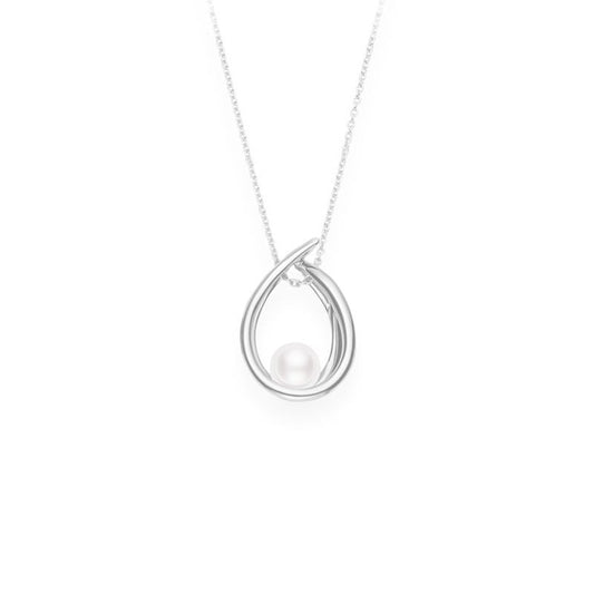 Zhuji Cultured Pearl Pendant in Silver
