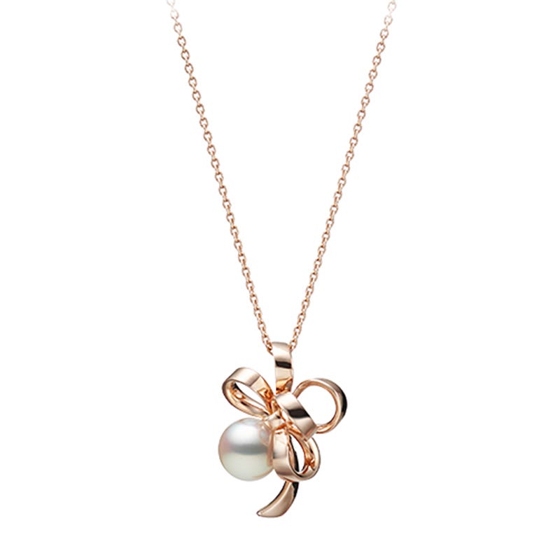 Jeux de Rubans Zhuji Cultured Pearl Pendant in Pink