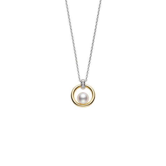 Zhuji Cultured Pearl Circle Pendant