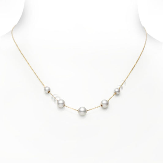 Pearls in Motion Zhuji Cultured Pearl Pedant in Yellow