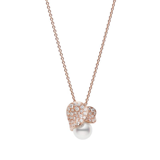 Les Pétales Place Vendôme Zhuji Cultured Pearl Pendant in Pink
