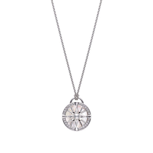LUCKY ARROWS Akoya Cultured Pearl Pendant Silver