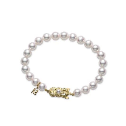 Zhuji Cultured Pearl Bracelet in Yellow