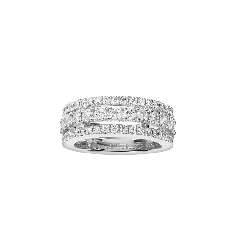 Diamond Ring in Silver