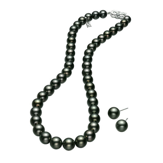 Black South Sea Special Edition - Strand and Stud Earring Set