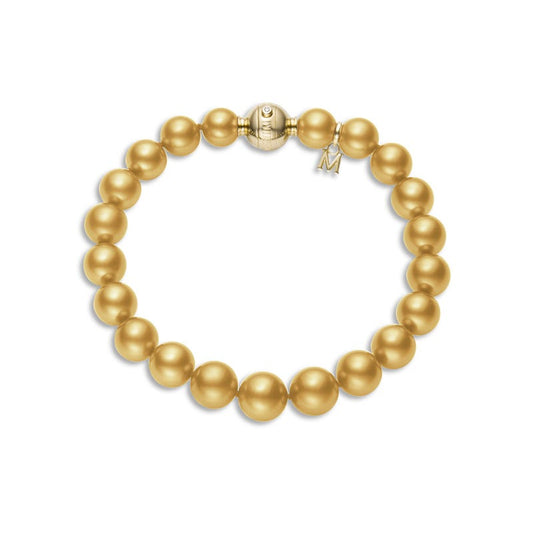 Golden South Sea Cultured Pearl Bracelet in Yellow