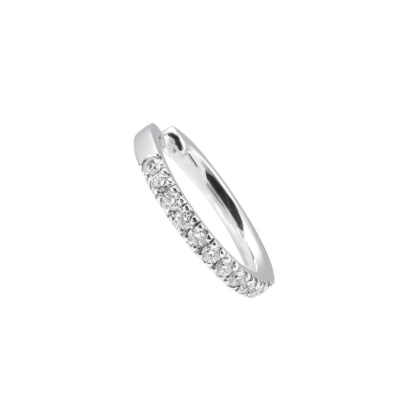 Diamond Ear Cuff in Silver