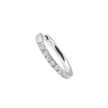 Diamond Ear Cuff in Silver
