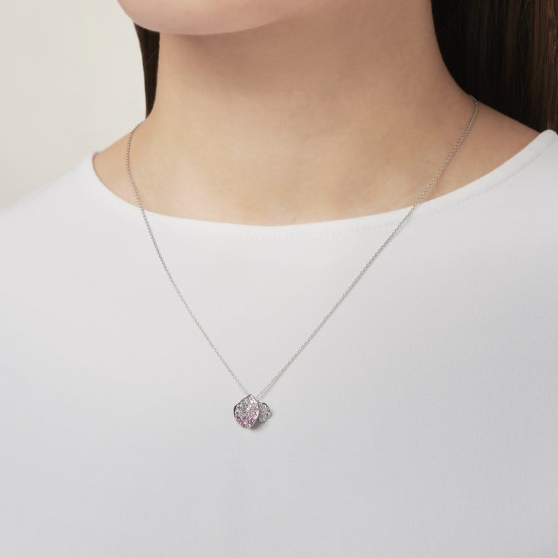 Les Pétales Place Vendôme Sapphire and Diamond Pendant