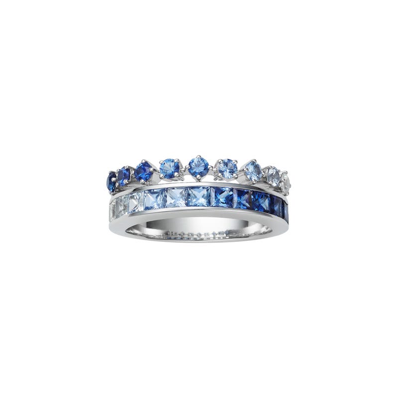 Ocean Collection Sapphire Ring in Silver