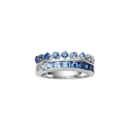 Ocean Collection Sapphire Ring in Silver