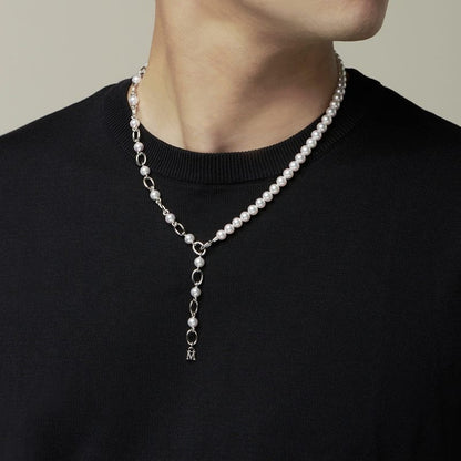 M Code Liberté Akoya Cultured Pearl Necklace