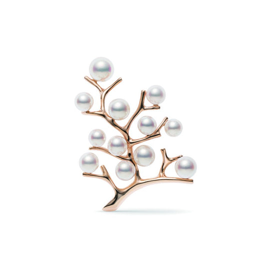 Zhuji Cultured Pearl Brooch in Pink
