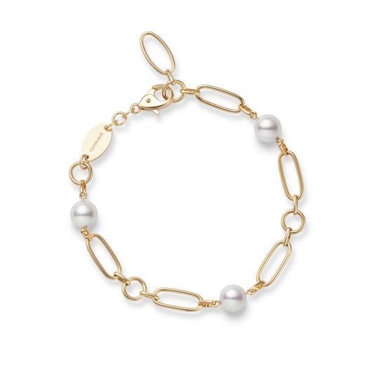 M Code Zhuji Cultured Pearl Bracelet in Yellow
