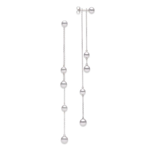 Convertible Zhuji Cultured Pearl Drop Earrings