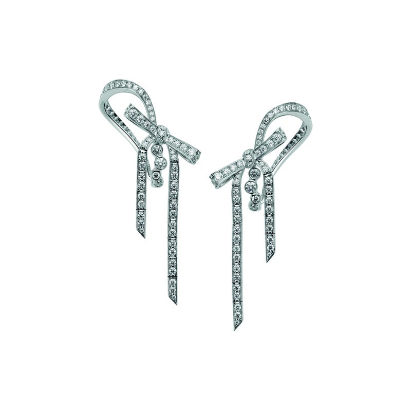 Jeux de Rubans Diamond Earrings