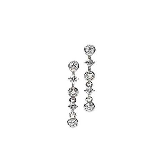 Diamond Drop Earrings