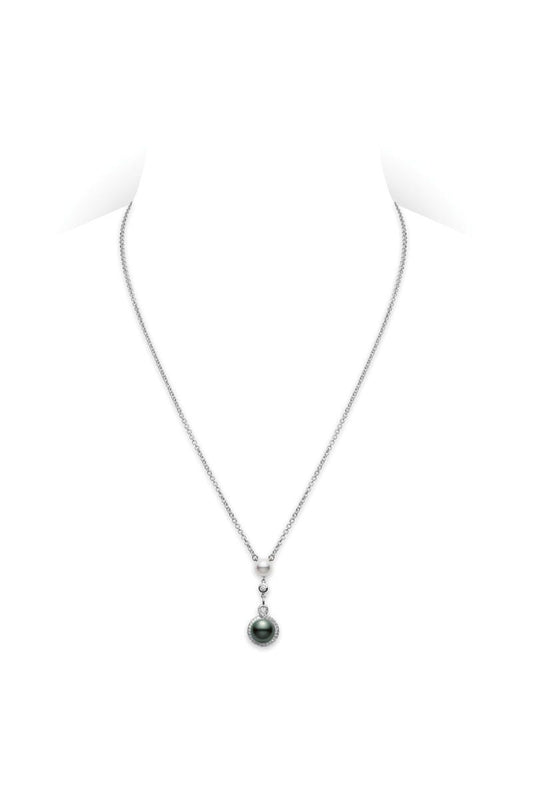 Petit Soleil Zhuji and Black South Sea Cultured Pearl Pendant