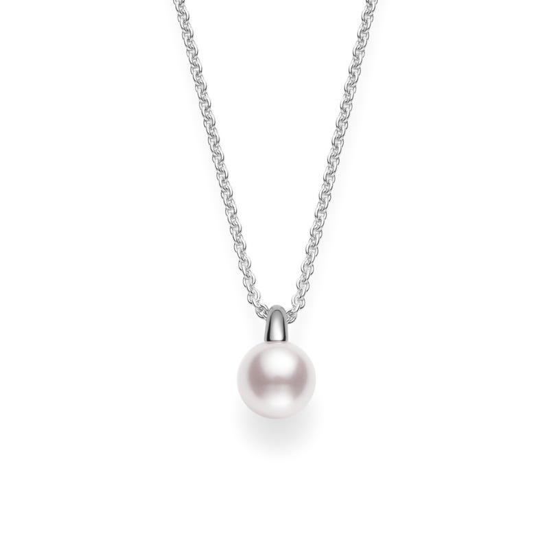 Classic Zhuji Cultured Pearl Pendant in Silver