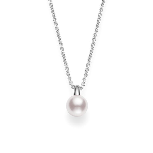 Classic Zhuji Cultured Pearl Pendant in Silver