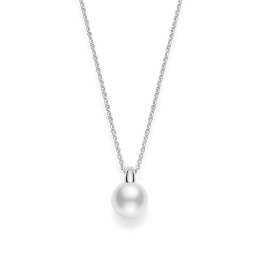 White South Sea Cultured Pearl Pendant in Silver