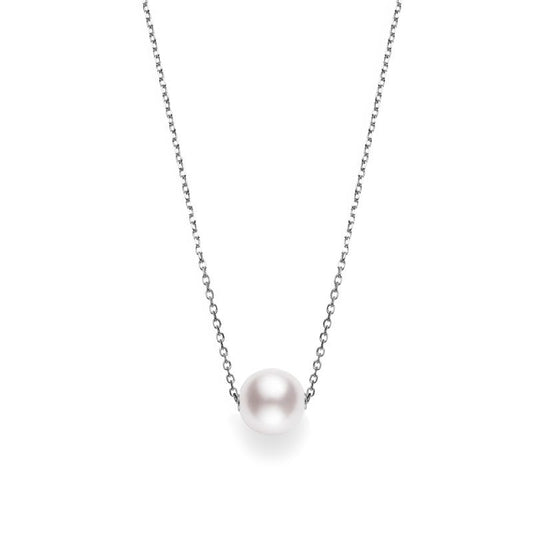 Zhuji Cultured Pearl Single Pearl Pendant in White