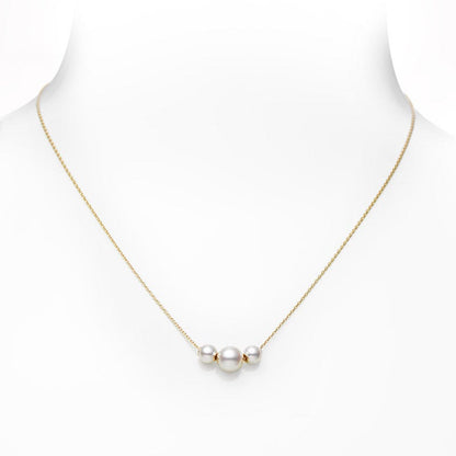 Pearls in Motion Zhuji Cultured Pearl Pendant in Yellow