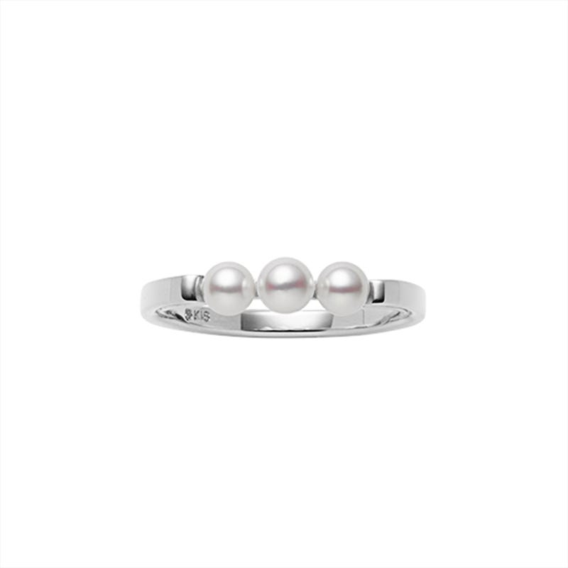 Zhuji Cultured Pearl Cluster Ring in Silver
