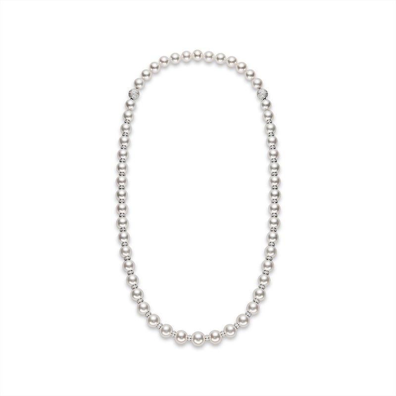 White South Sea Cultured Pearl Convertible Necklace and Bracelet
