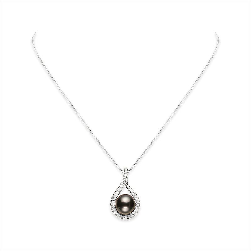 Classic Black and White South Sea Cultured Pearl Configurable Necklace