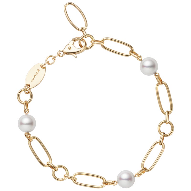 M Code Zhuji Cultured Pearl Bracelet in Silver