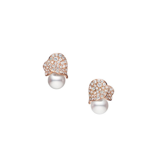 Les Pétales Place Vendôme Earrings in Pink