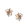 Jeux de Rubans Zhuji Cultured Pearl Earrings in Pink