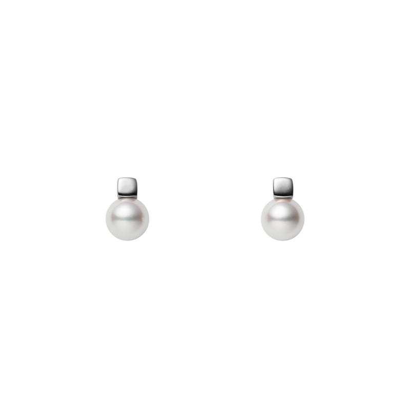 Zhuji Cultured Pearl Earrings in Silver