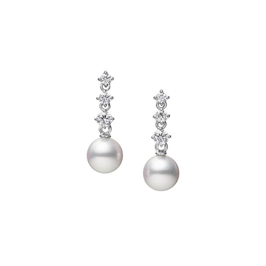 Morning Dew Zhuji Cultured Pearl Earrings