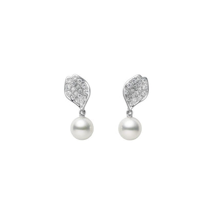Les Pétales Place Vendôme Zhuji Cultured Pearl Earrings