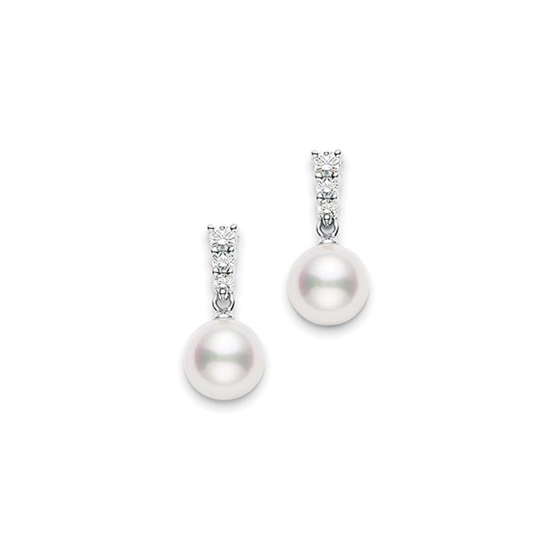 Morning Dew Fanuly Cultured Pearl Earrings