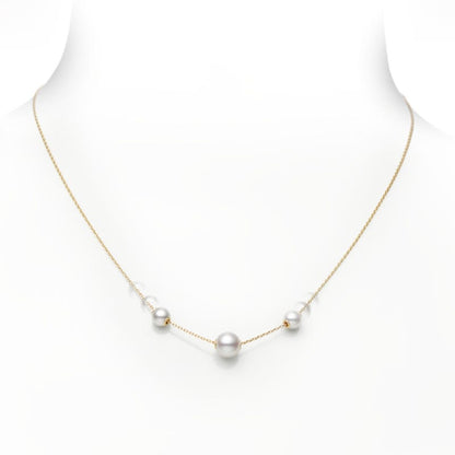 Pearls in Motion Zhuji Cultured Pearl Pendant in Yellow