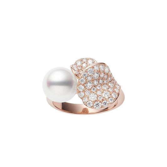 Les Pétales Place Vendôme Zhuji Cultured Pearl Ring in Pink