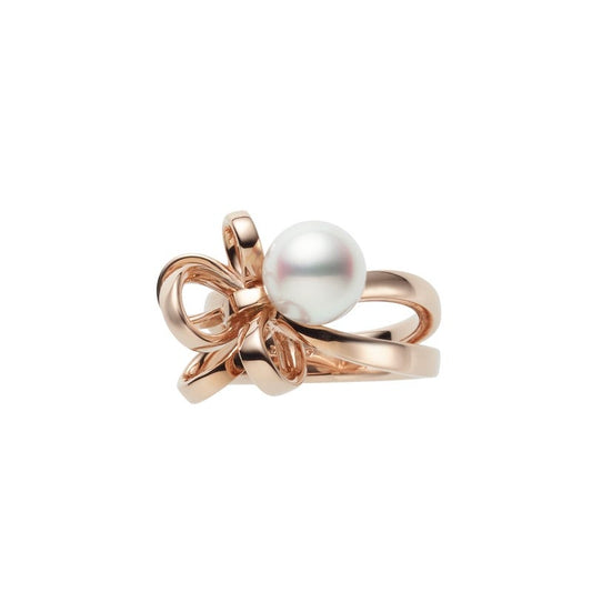 Jeux de Rubans Zhuji Cultured Pearl Ring in Pink