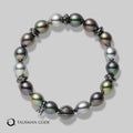 Passionoir Talisman Glide Black South Sea Multi Cultured Pearl Bracelet