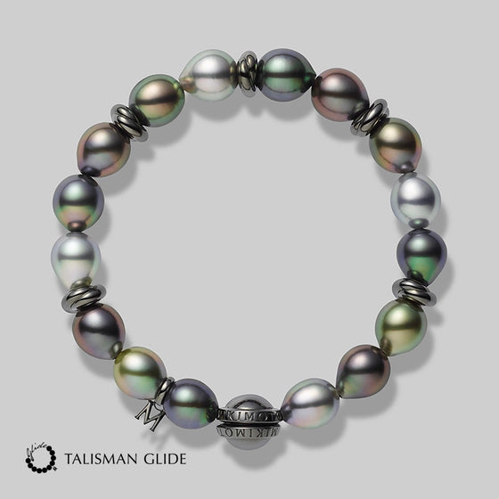 Passionoir Talisman Glide Black South Sea Multi Cultured Pearl Bracelet