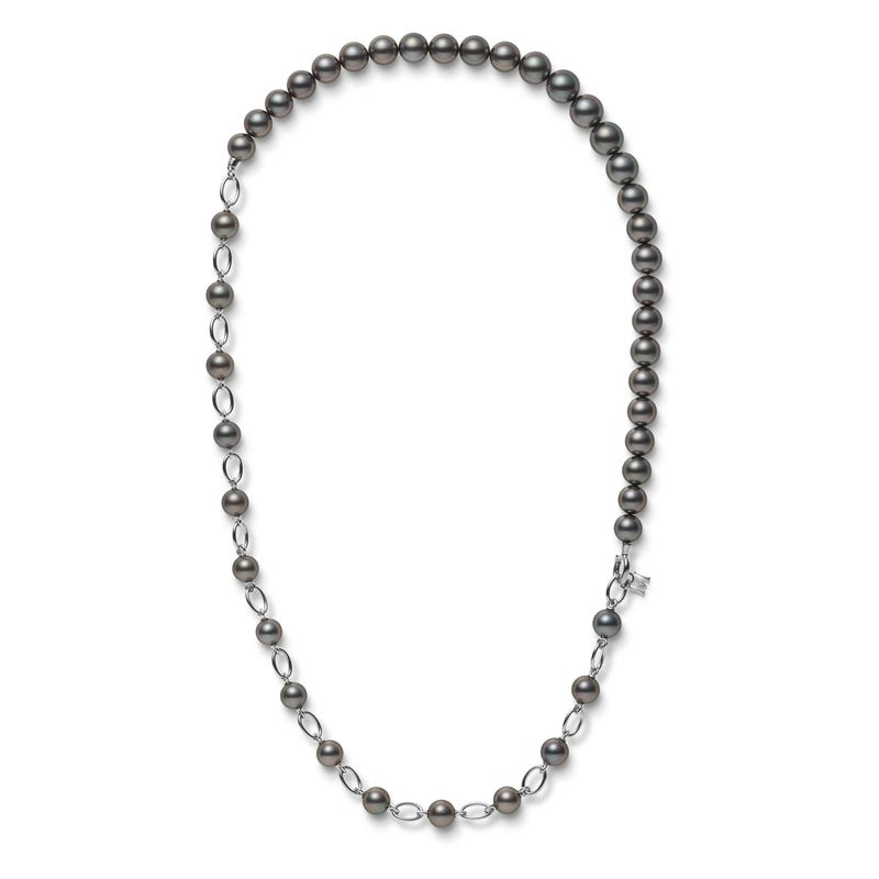 M Code Liberté Black South Sea Cultured Pearl Necklace