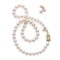 18 Inch Fanuly Cultured Pearl Two-Piece Gift Set in Yellow